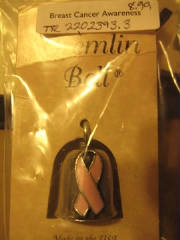 Breast Cancer Awareness Pink Ribbon - Pewer - Made in the USA