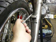 Harley Davidson Sportster - Custom RIgid - Alternative Cycle build I - centering rear wheel